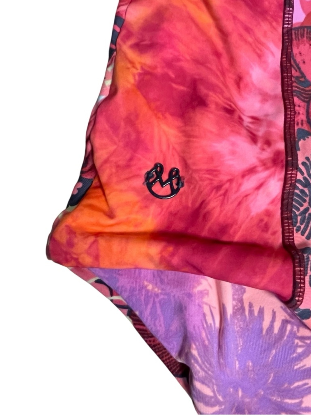 Maaji Reversible One Piece Swimsuit Small Floral Palm Print Cutout Back - Picture 4 of 13
